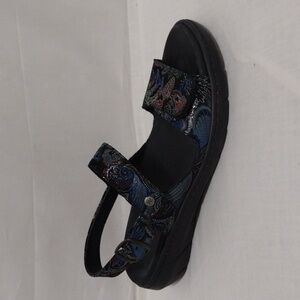 Wolky Santorini Leather Adjustable Sandals Comfortable Walking Travel Shoes US 9